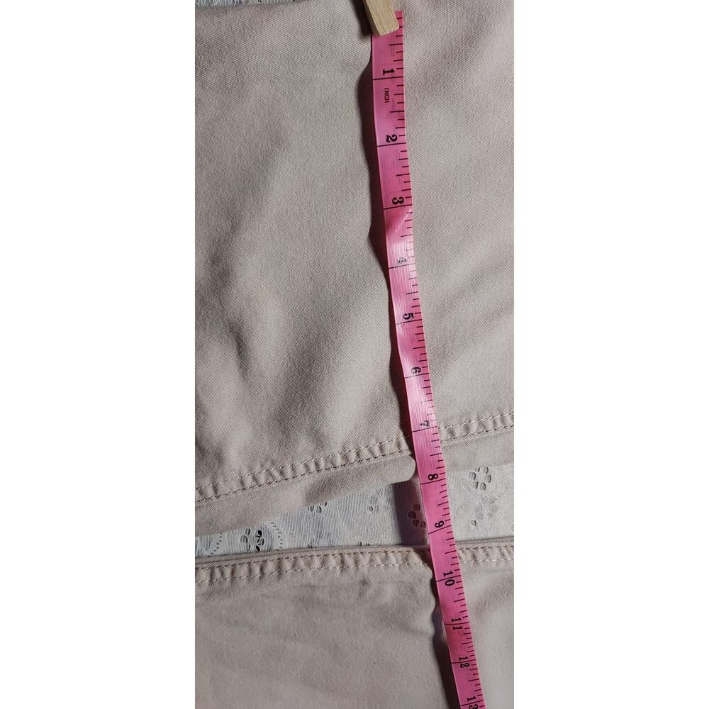 VTG Y2K l.e.i. Sophia Hipster Flare Low Rise Khaki Jeans Size 5 - Picture 14 of 15